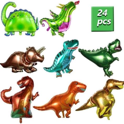 Dinosaure Ballons Dinosaure F Te De Style Jungle Pcs Ballon De