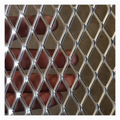 Mm Thickness Low Carbon Steel Galvanized Honeycomb Expanded Metal Mesh