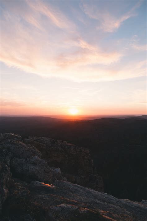 Free Images Sea Rock Horizon Mountain Cloud Sky Sun Sunrise