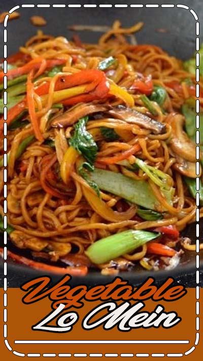 Vegetable Lo Mein Healthy Living And Lifestyle