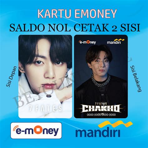 Jual Kartu E Money Foto Bts Fates Chakho Anime Kartu Flazz Bca Gen