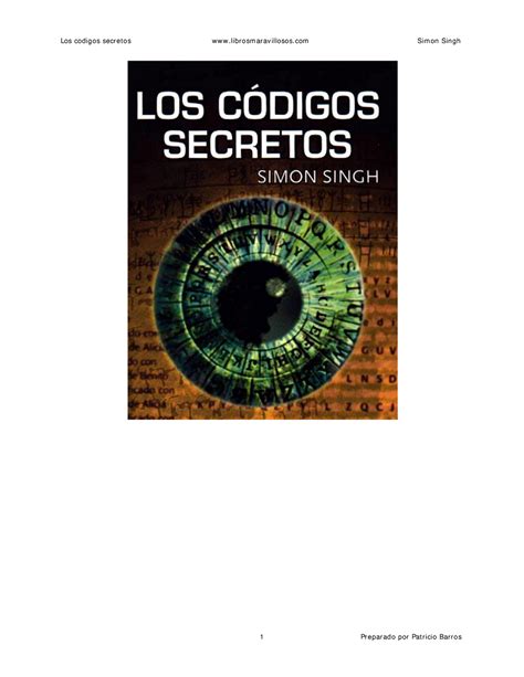 2000 Simon Singh Los codigos secretos Presentación Desde las