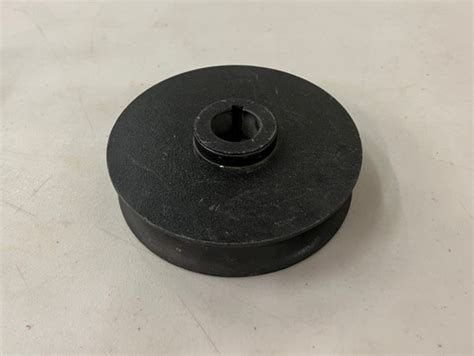 Engine Pulley 1 Bore With Keyway Black Cast Aluminum Mower 36bb