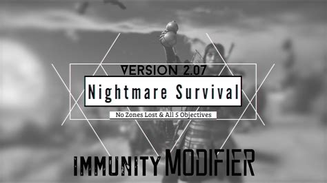 Nightmare Survival Solo No Zones Lost 5 Objectives Ghost Of