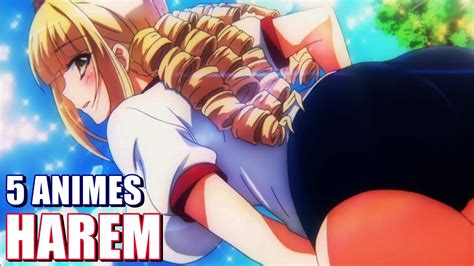 5 ANIMES HAREM ESCOLARES ECCHI ROMANTICOS QUE VALEN LA PENA VER