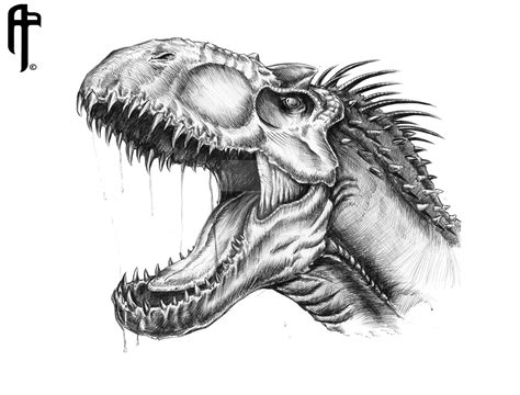 Indominus Rex Portrait By Aram Rex On Deviantart