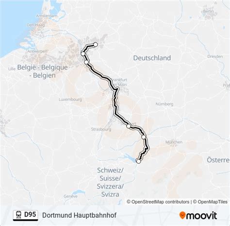 D95 Route Schedules Stops Maps Dortmund Hauptbahnhof Updated