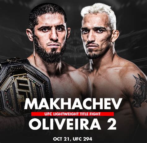 Islam Makhachev Vs Charles Oliveira Odds Prediction For Ufc