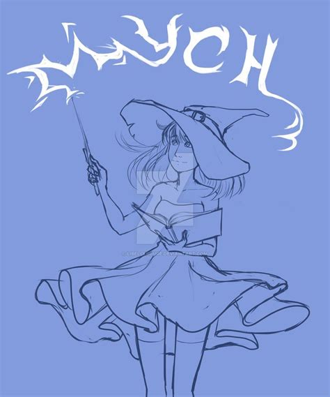 CLOSED YCH 2 Witch By LibelleRouge Drawing Reference Anime Poses