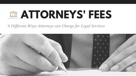 6 Different Ways Attorneys Charge For Their Legal Services Lum Law Group