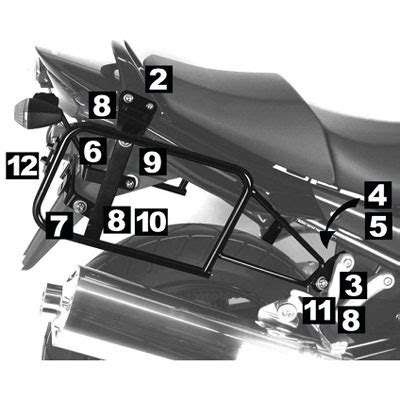 Hepco Becker Lock It Side Carrier For Suzuki Gsx F