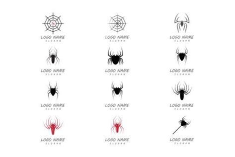 Spider Logo Symbol Graphic By Redgraphic · Creative Fabrica