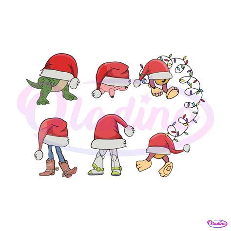 Disney Toy Story Characters Christmas SVG Digital File