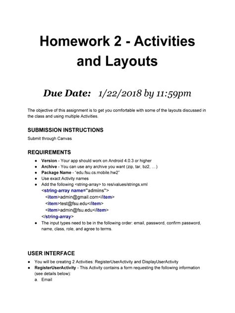 fillable  homework  activities  layouts fax email print