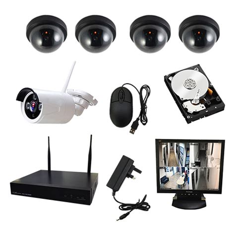 Wireless CCTV WiFi Kit IP Camera WiFi Home CCTV System Set