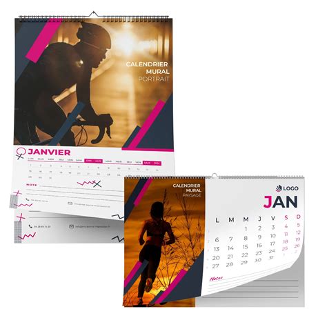 Impression Calendrier Spirale Calendrier Mural Pas Cher