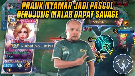 Savage Miya Prank Nyamar Jadi Pascol Membuat Musuh Ketar Ketir Top