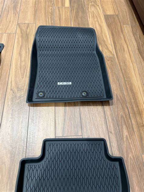 Genuine Mazda Cx 30 High Wall Rubber Floor Mats Dgj2 V0 350 Ebay