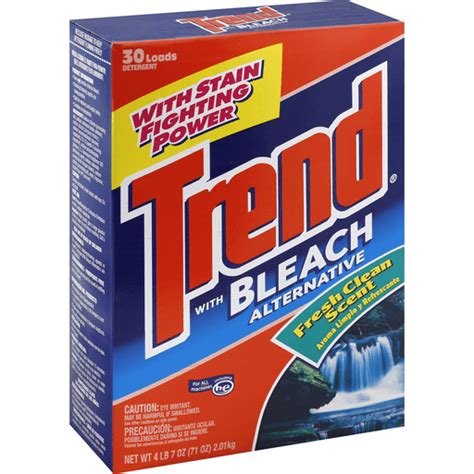 Trend Detergent With Bleach Alternative HE Fresh Clean Scent