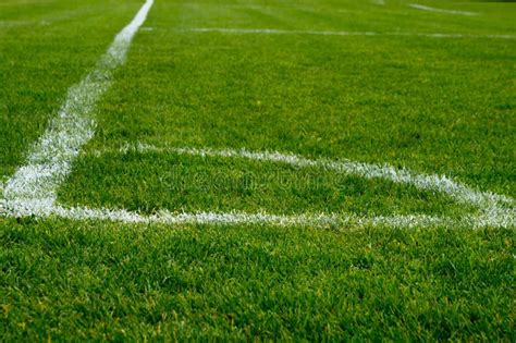 Corner Of A Football Field Stock Photo Image Of Landscape 94202990