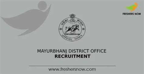 Mayurbhanj District Office Recruitment 2023 Notification For 117 Posts