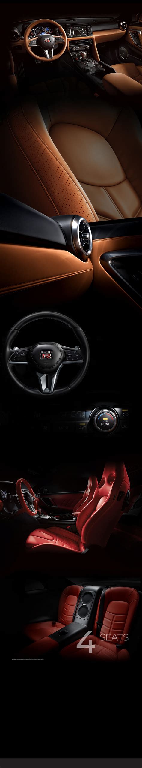 2020 Nissan GT-R Interior | Nissan Brochure