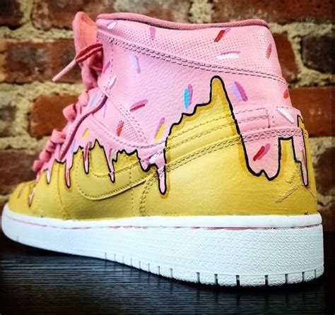 How Are These Donut Custom Painted Jordan 1 S Sneakers Fashion