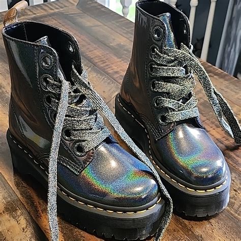 Iridescent Colors Dr Marten Boots Gem