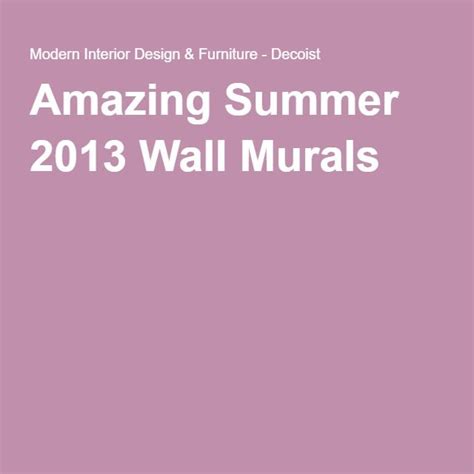 Amazing Summer Wall Murals How To Trick Out Your Room