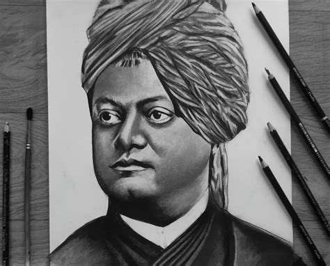 Drawing Paintings And Sketch Swami Vivekananda Pencil Drawings Art