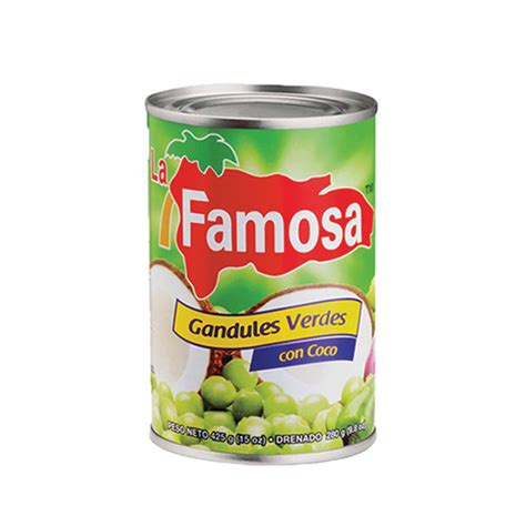 Guandules Verdes Con Coco La Famosa 16 Oz Colmadi