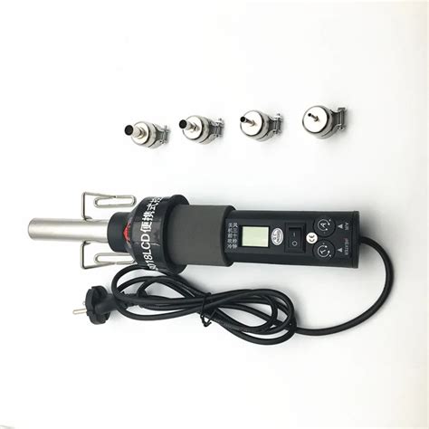 Portable Temperature Control Hot Air Gun With Digital Display Industrial Drying Gun Hot Air