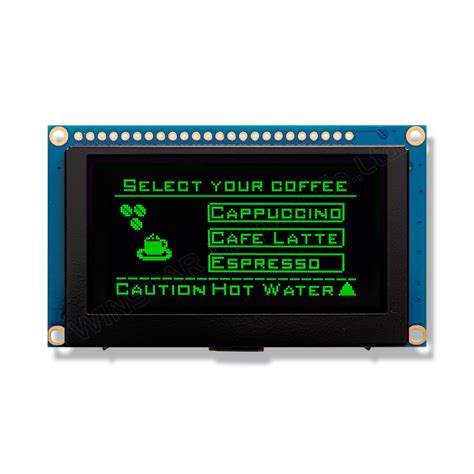 2.7-inch 128x64 COG OLED Display with PCB and Frame - WEP012864Q