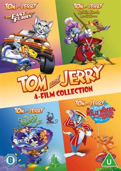 Tom And Jerry 4 Film Collection Dvd Box Set Free Shipping Over £20