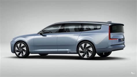 Next Gen Volvo V90 EV Looks Big Practical And Imposing With Concept