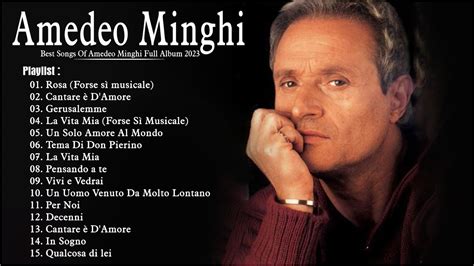 Amedeo Minghi Miglior Album 2023 Amedeo Minghi Migliori Successi Dell