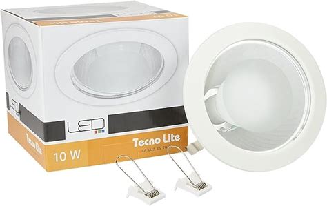 L Mpara Empotrado Led Color Blanco Tecnolite Ydled W B Amazon