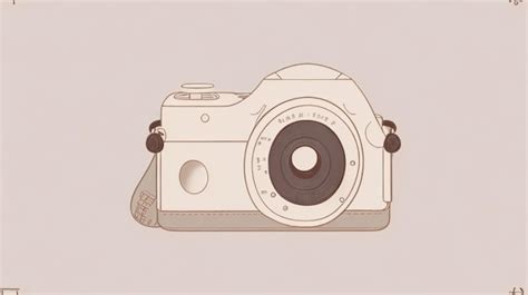 Premium AI Image | Capture the World A Cute Camera Drawing