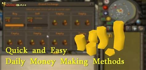 OSRS Gold Guide: 3 Quick and Easy Daily Money Making Methods