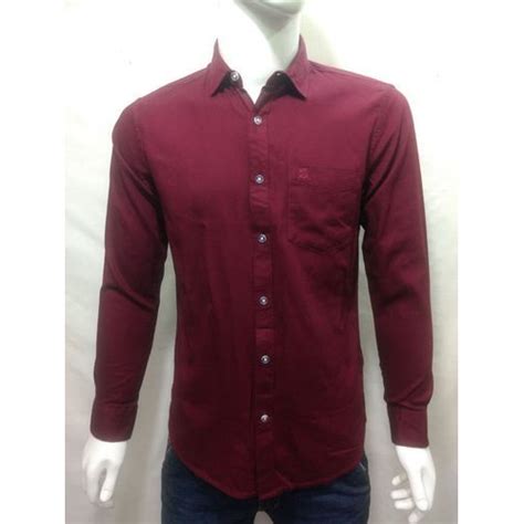 Men Pure Cotton Full Sleeves Shirt Size S Xxl At Rs 400 In Rajkot