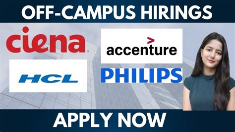 Off Campus Hiring Apply Now Batch Must