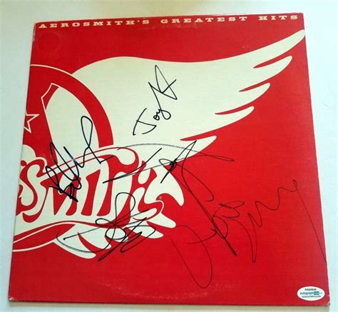 Aerosmith Signed Greatest Hits Record Album Charitystars