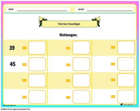 Arbeitsblatt Zum Schreiben R Mischer Ziffern Storyboard