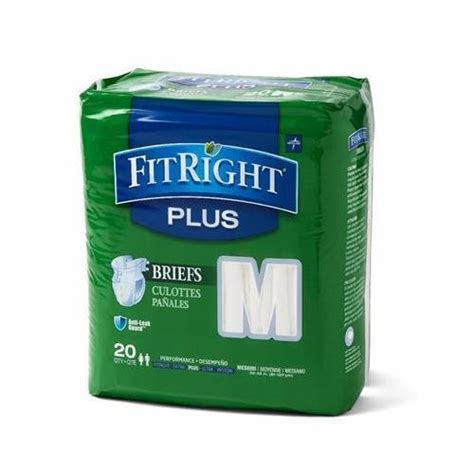 Medline Fitright Plus Cloth Like Adult Briefs