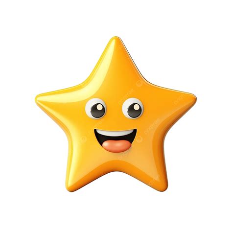 Star Struck Emoji 3d Illustration, Yellow, Minimalist, Simple PNG Transparent Image and Clipart