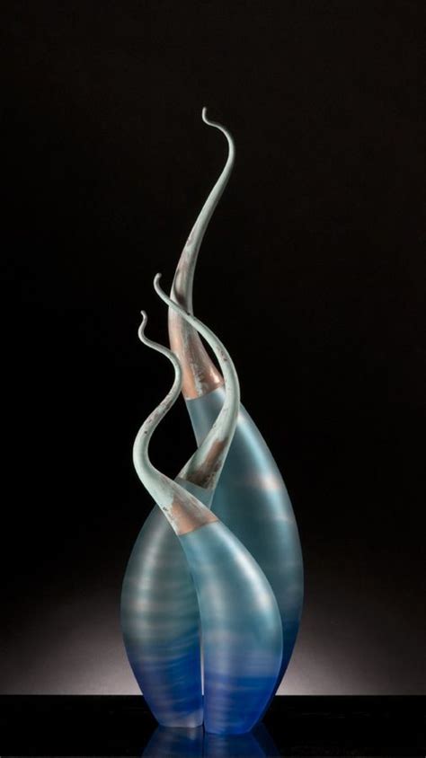 Blown glass art, Contemporary glass art, Glass art sculpture