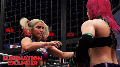 Wwe 2k20 Elimination Chamber Ppv Part 1 Youtube