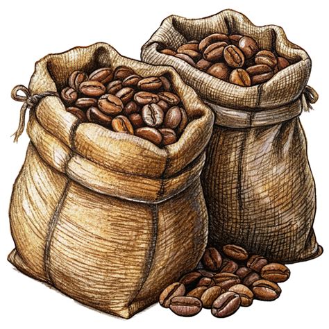 coffee beans draw pngs