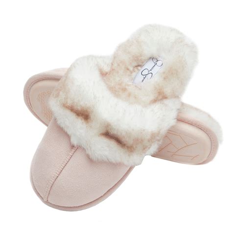 Jessica Simpson Jessica Simpson Comfy Faux Fur Womens House Slipper