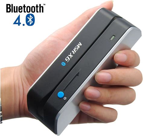 Deftun Msr X6 Bt Msrx6bt Bluetooth Magnetic Credit Card Reader Write Swipe Encode Msr206 Mini